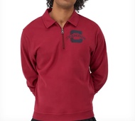 CHAMPION CLASSIC FLEECE QUARTER ZIP-เสื้อสเวตเชิ้ตแขนยาวสำหรับผู้ชาย#S2940 5864RB-CDC