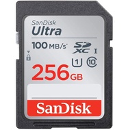 SanDisk 256GB Ultra SDXC UHS-I Memory Card - 100MB/s, C10, U1, Full HD, SD Card - SDSDUNR-256G-GN6IN