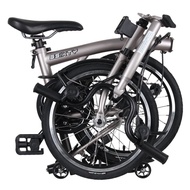 3sixty 6 Speed External or Internal Gear Foldable Bike 16 inch Trifold Bicycle 3 sixty Sturmy Archer