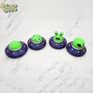 (Unique) Alien UFO Clicky Fidget Toy 3D Printed Anxiety Relief Dpression Fidget Toy Home Decoration 