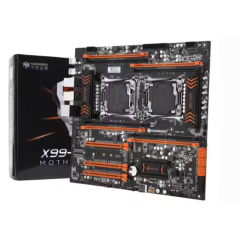 HUANANZHI X99 F8D Dual Motherboard LGA 2011-3, Support Intel Xeon E5 2640 2666 2670 2696 2678 V3 V4,