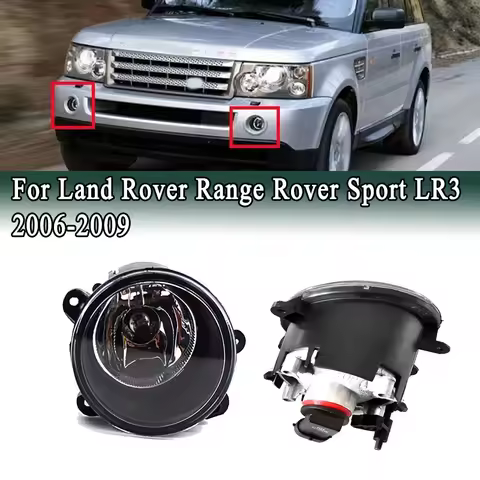 Front Bumper Fog Lights 3000K Amber Driving Light for Land Rover Discovery LR3 Range Rover Sport 200