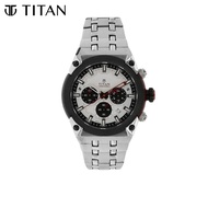 Titan Octane AW Analog White Dial Men's Watch 90030KM03