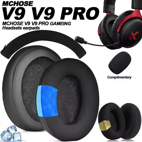 Ear Pads for MCHOSE V9 V9 PRO mchose X9 Replacement Foam Headphones memory foam Earpads Protein