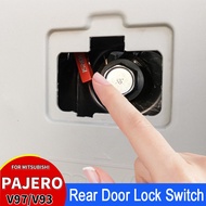 For V97 V93 V87 Mitsubishi Pajero Trunk Escape Lock Device Shogun Rear Door Lock Switch Car Accessories Interior