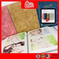 The Gift Photo Album Super 200pcs 4R Gambar Album Duit Penghantaran Buku Mas Photo Album With Cover(
