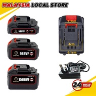 988VF 588VF Large capacity lithium battery Cordless drill battery lawn mower battery 12v Battery wre