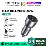UGREEN Car Charger Dual Port USB A Fast Charging 30w 36w UGREEN Charger