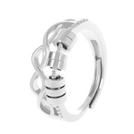 Anxiety Ring Cross-Border Smart Ring Turnable Ring Fashionable Multi-Layer Cross Decompression Anxie