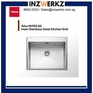 Teka INTRO 60 - 60cm Inset Single Bowl Stainless Steel Kitchen Sink