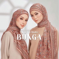 LIMA SEGI BAWAL & SHAWL COTTON VOILE HARMONI / BLOOM / BUNGA 2.0