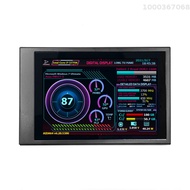 3.5นิ้วจอแสดงผล IPS จอภาพรองหน้าจอแนวนอนแนวตั้งสลับ360หมุน ° พอร์ต Dual Type-C สำหรับคอมพิวเตอร์ราสเ