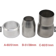 Motorcycle ATV Exhaust Exhaust Pipe Adapters Connector 51-60MM/38-51MM/61-51MM
