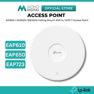 TP-LINK EAP610 AX1800 WI-FI 6 / EAP650 AX3000 WI-FI 6 / EAP723 BE5000 WI-FI 7 WIRELESS CEILING MOUNT