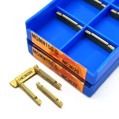 10PCS MGMN150 G PC9030 NC3020 NC3030 MGMN150 G NC3020 NC3030 PC9030 Grooving Carbide Inserts High Qu