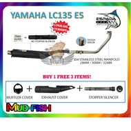 ESPADA YAMAHA LC135 RACING MUFFLER, EXHAUST PIPE (E5)