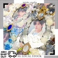‼️RESTOCK‼️✨SG STOCK✨ Decoden Decorated Simulation Cream Toploader Card Holder Kpop Cute