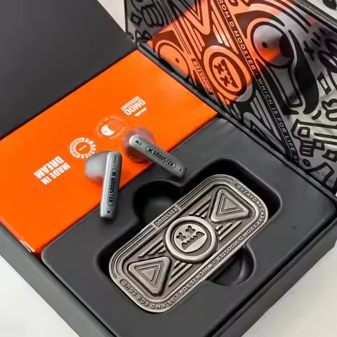 Dmooster D15 DNC TWS Bluetooth Active Noise Cancellation Headphone Wireless HIFI headset Metal Earph