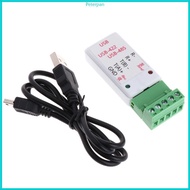 RPAN RS422 RS485 USB to 485 422 Serial Converter Adapter Chip with LED Indicator TVS surge protectio