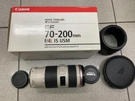 [保固一年] [高雄明豐] 9新 Canon EF 70-200mm F4 L IS USM 小小白 便宜賣[e119]