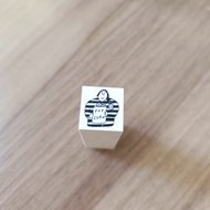 [mobisu] Japan Azunko.watching Movies 1.8 X1.9cm Handbook Wooden Seal