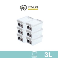 Citylife 3L Multi-Purpose Widea Stackable Storage Mini Container Box - S