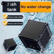 VENICENIGHT Fish Tank Filter Box Water Purifier Cube Multi-mesh Hole Acticarbon Ultra Strong Filtration Great Absorption Aquarium Filter