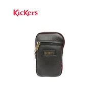 [Ready stock] KICKERS Men's 0159-D.Brown Genuine Leather Belt Pouch