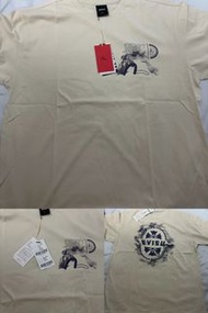 EVISU 米色印花T恤