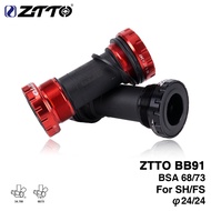 ZTTO Bottom Brackets BB91 External Bearing BSA68/68/73