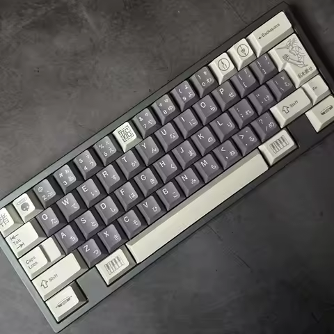 1 Set Nagisa Kaworu Keycaps PBT Dye Subbed Anime Cartoon Key Caps Cherry Profile Keycap For MX Switc