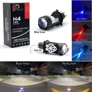 Premium H4 LED Headlight Epic Racing ZE5 ZE5 Pro High Low AC DC Plus Full Aluminum Cooling Fan