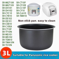 3L inner pot Suitable for Panasonic rice cooker SR-MGT108/CT10F/MGT109/CF10B/DH101/CC10F/DH102/CY10/