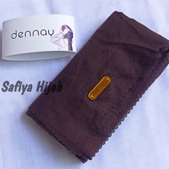 Jilbab/Hijab Segi Empat Deenay Polos  LasetCut 100% Realpict