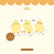 Binu Duck Dance Waterproof Vinyl Sticker | moebeansu