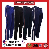 Indah Pesona Women Slim Fit Denim Long Pants