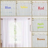 Sheer Linen Curtain | No Ring | 5ft/ 6ft/ 7ft/ 8ft/ 9ft