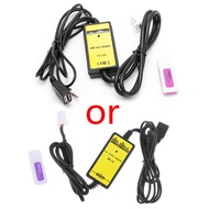 Car Audio CD Adapter Changer MP3 Interface AUX SD USB Data Cable 2x6Pin For Toyota Camry Corolla Mat