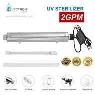 Ultraviolet (UV) Sterilizer (2GPM Flow Rate) for Water Filter / Water Purifier / Water Dispenser / Aquarium / Plantation