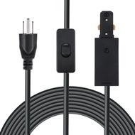 2.5m / 8.2ft Track Lighting Live End Cord with On / Off Switch H Track Live End Feed Connector