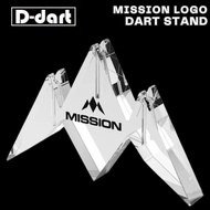 Mission Dart Stand - Acrylic Dart Stand Logo 3 Dart Display Stand