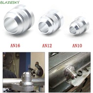 BLAZESKY Silver Male Aluminium Weld, Aluminum External Thread Straight Male Weld Fitting Adapter, Si