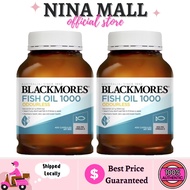[SG l Authentic] Twin Pack Blackmores Odourless Fish Oil / Blackmores Original Fish Oil 1000Mg 400S [Nina.Mall.sg]