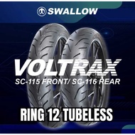 SWALLOW VOLTRAX OUTER TIRE Ring 12 90/90-12 100/90-12 110/70-12 110/90-12 TUBELESS