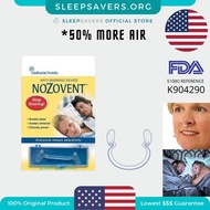 Nozovent Premium Nasal Dilator | Flight Hotel Sleep Anti-Snore | FDA 510K Cleared | Reusable | USA