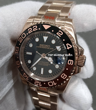 Seiko Mod Marine Master GMT Rose Gold
