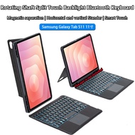 Case For Samsung Galaxy Tab S8 S7 S6lite Rotating Shaft Split Touch Backlight Bluetooth Keyboard Tab