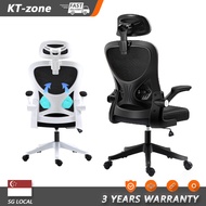 KT-zone Office Chair Ergonomic Desk Chair Computer Mesh Chair with Lumbar Support and Flip-up Arms