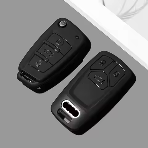 ABS Car Key Case Cover Shell Fob For Audi A1 A3 8P A4 B8 B9 A5 A6 C7 A7 A8 Q3 Q5 Q7 Q8 C8 D5 4M RS3 