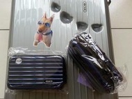《RIMOWA 日本 ANA 全日空航空頭等艙【寶藍色】全新未拆封化粧盥洗包 / 置物包 / 過夜包！》